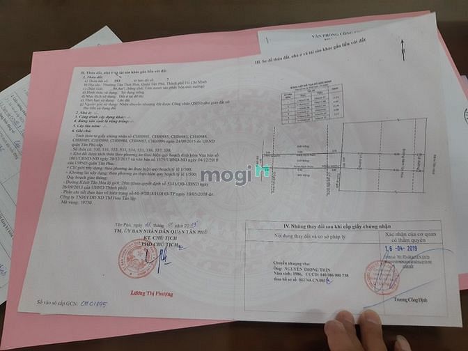Hình ảnh Bán Đất mặt tiền Kênh Tân Hòa 4x22m đối diện Đầm Sen Quận Tân Phú