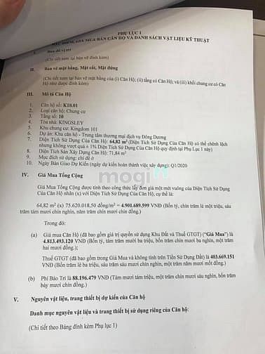 Hình ảnh Cần bán CHCC KINGDOM 101 - Q10