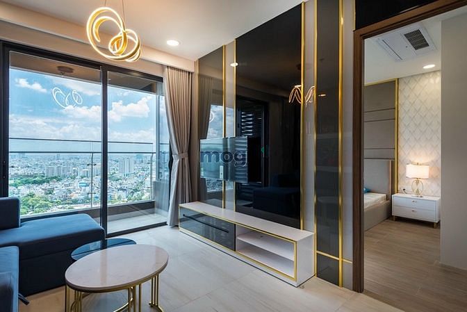 Hình ảnh Cho thuê KINGDOM 101 căn 1 PN+ 60 m2, có 2 ban công
