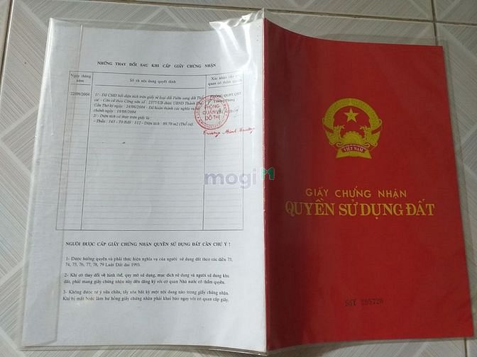 Hình ảnh Nền thổ cư hẻm 35 Đồng Văn Cống, An Thới, Bình Thủy, Tp.CT