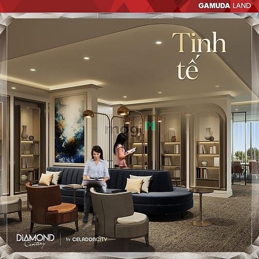Hình ảnh Bán căn 2PN Diamond Centery, chỗ đậu xe định danh, trúng voucher 300tr