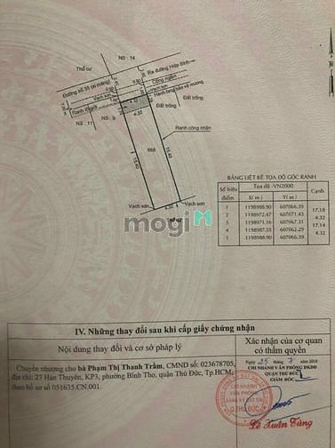 Hình ảnh Bán đất mặt tiền đường 35, phường Hiệp Bình Chánh, Tp Thủ Đức.