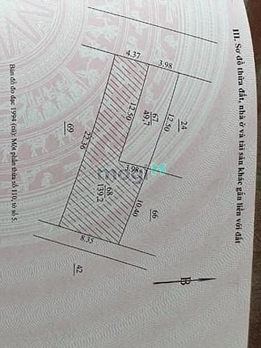 Hình ảnh Đất Mặt PHố Thụy Phương Ôtô trách -Kinh Doanh