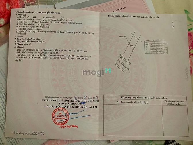 Hình ảnh Bán Lô Đất 92m2 Đường 197 Hoàng Hữu Nam,Phường Tân Phú