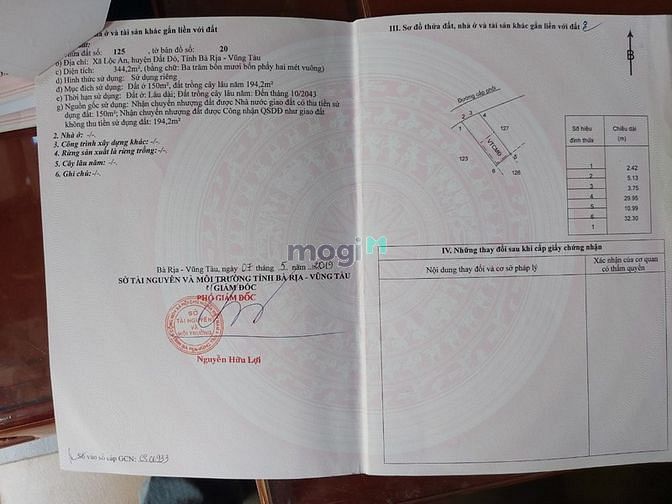 Hình ảnh Đất Biệt Thự Nghỉ Dưỡng Ven Biển Vũng Tàu Đất sổ liền, đã có thổ cư