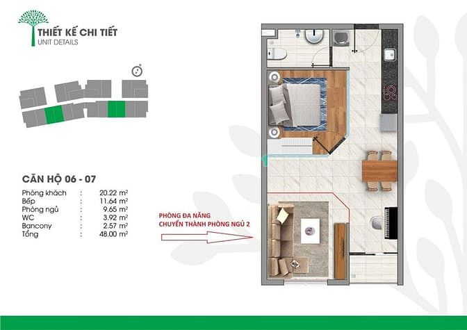 Hình ảnh Mb6623 nạp rút nhanh chóng studio 48m2 2pn giá 1tỷ180 ( vat )trả trước 350tr bao thuế phí