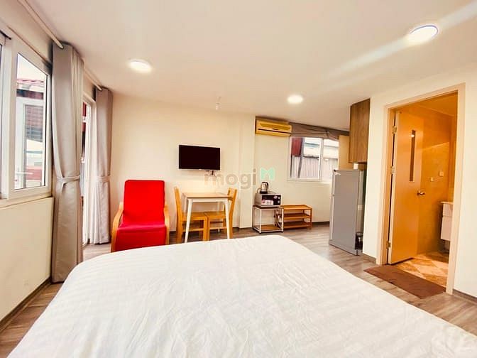 Hình ảnh Studio full đồ, có thang máy, yên tĩnh tại Hoàng Hoa Thám