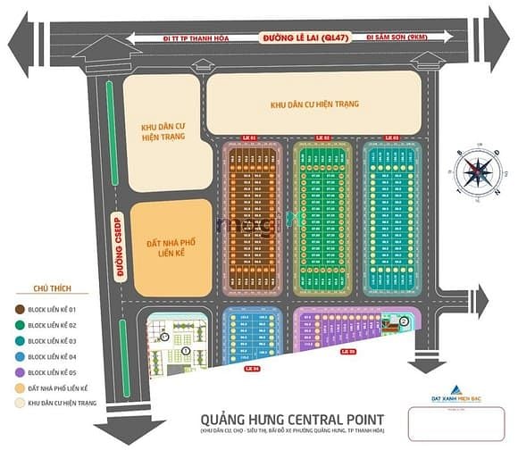 Hình ảnh bán nhanh Lô LK dự án Quảng Hưng CENTRAL POINT