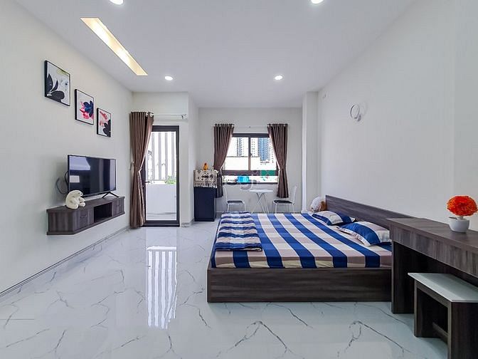 Hình ảnh CHDV Mới xây_Ban công Bình Thạnh_Cầu Thủ Thiêm