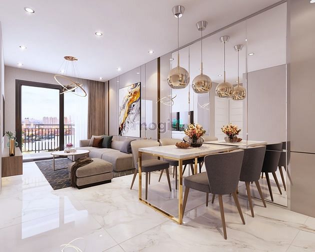 Hình ảnh Cho thuê Chung cư Hưng Phúc, View biệt thự, 2PN nhà đẹp giá 14tr/tháng