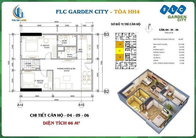 Hình ảnh Bán căn chung cư FLC Garden city