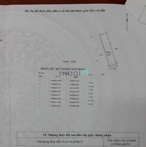 Hình ảnh Cần bán gấp lô đất hẻm 61 đường Hàng tre, p. Long Thạnh Mỹ 5×23=116m2