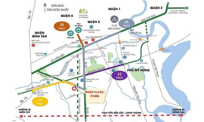 Hình ảnh Căn Hộ WestGate 59m2, 2PN, Bình Chánh, Giá 1 tỷ 9.
