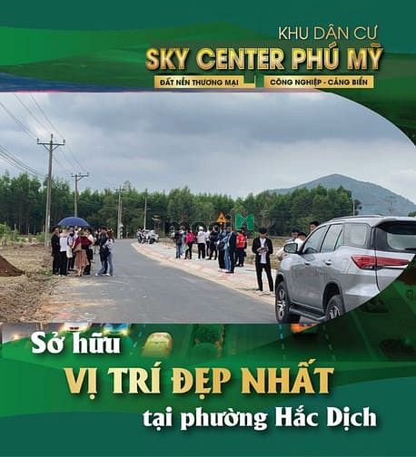 Hình ảnh Đất nền mặt tiền Sky Center Trung Tâm Thị Xã Phú Mỹ BRVT