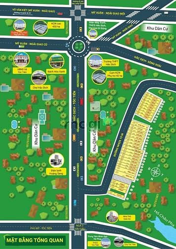 Hình ảnh Đất nền mặt tiền Sky Center Trung Tâm Thị Xã Phú Mỹ BRVT