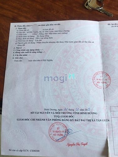 Hình ảnh Cần ra lô đất ngộp ở Hội Nghĩa Tân Uyên 100m2