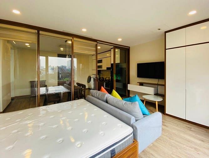 Hình ảnh Chung cư full nội thất  cho thuê, view hồ 2PN+PK tại P.Phương Liên