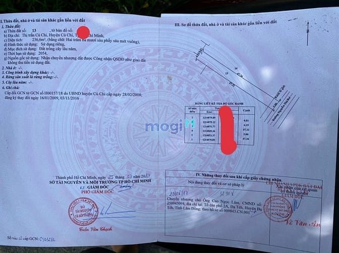 Hình ảnh Đất MT nguyễn thị rư TT củ chi 100m thổ cư cách chợ 70m