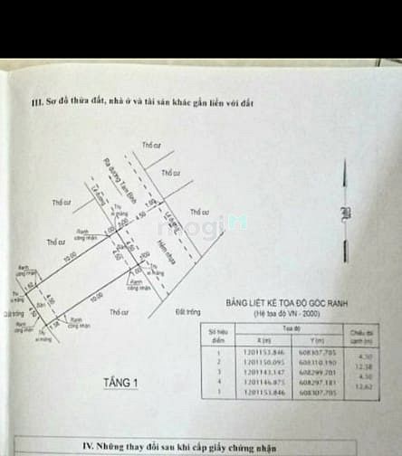Hình ảnh Bán gấp lô đất 57m2 1/ đường Tam Bình, ngang 4m5 đường xe hơi 7m