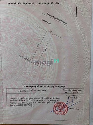 Hình ảnh Bán đất mặt tiền 1399 Nguyễn Tất Thành, Đà Nẵng