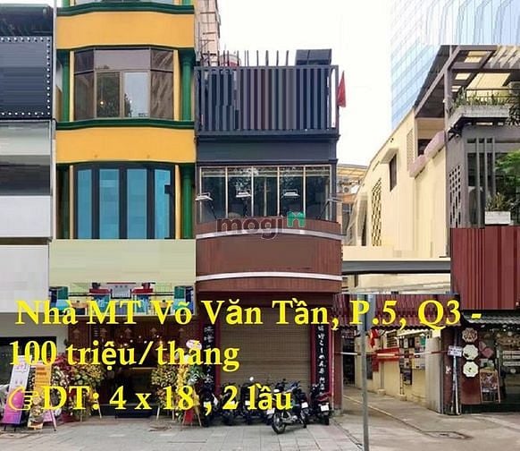 Hình ảnh Nhà MT Võ Văn Tần, P. 5, Q3 - Vị trí hấp dẫn