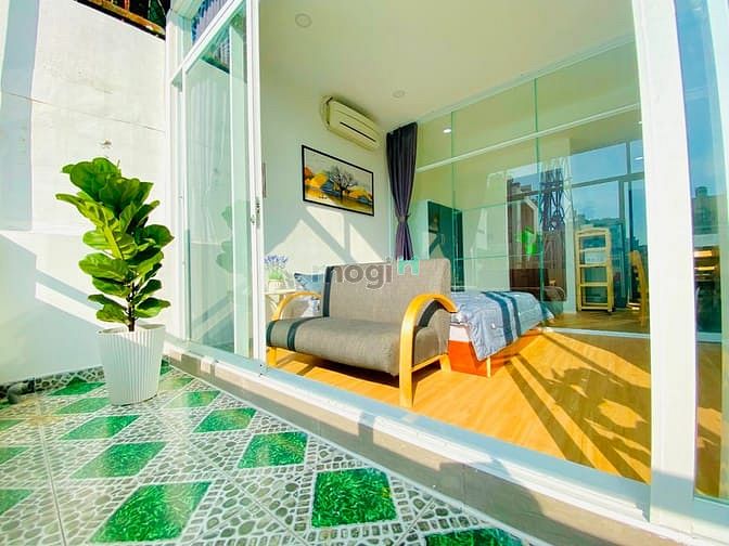 Hình ảnh 🤹🏻 CHDV 1PN, ban công, cửa sổ đón gió, máy giặt riêng, giáp Q1