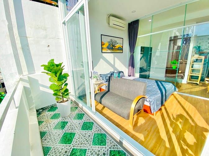 Hình ảnh 🤹🏻 CHDV 1PN, ban công, cửa sổ đón gió, máy giặt riêng, giáp Q1