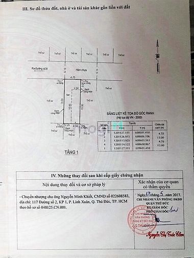 Hình ảnh Lô đất 61m2 ngang 4m7 đường nhựa 6m, giá 4ty1 thương lượng