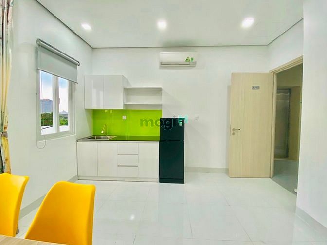 Hình ảnh 🦢 CHDV 1PN vách ngăn, 2 Giường, Full NT, bếp tách PN,ban công cửa sổ