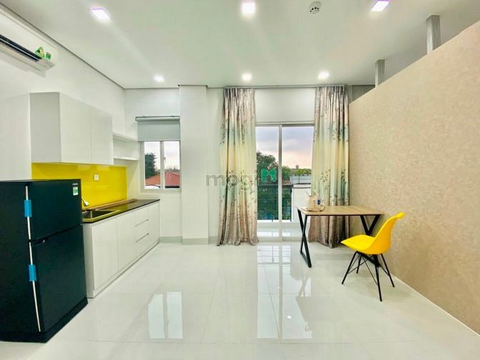 Hình ảnh 🦢 CHDV 1PN vách ngăn, 2 Giường, Full NT, bếp tách PN,ban công cửa sổ