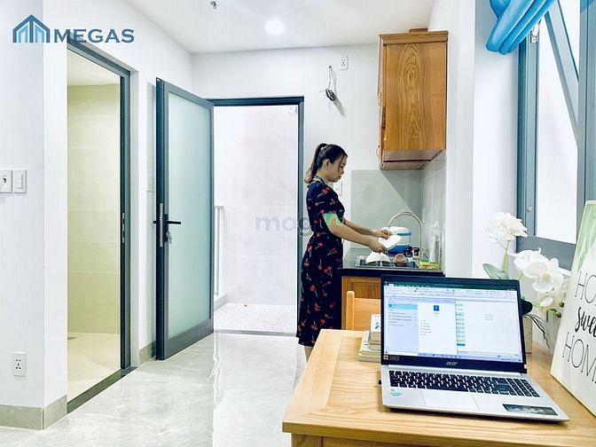 Hình ảnh Chung cư mini cho thuê mới 100% đầy đủ nội thất ngay Mai Chí Thọ