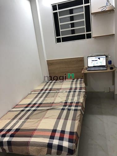 Hình ảnh Phòng mới xây Bình Thạnh full nội thất Giá Mùa Covid