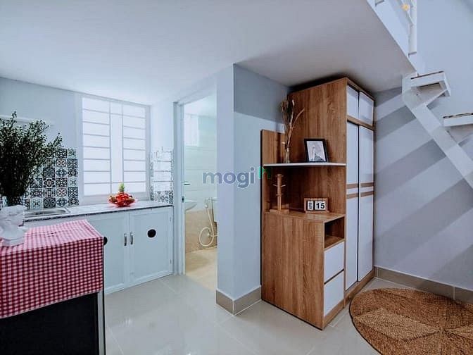 Hình ảnh Mini Studio mới xây 100%, Full Nội Thất, có balcony và cửa sổ lớn