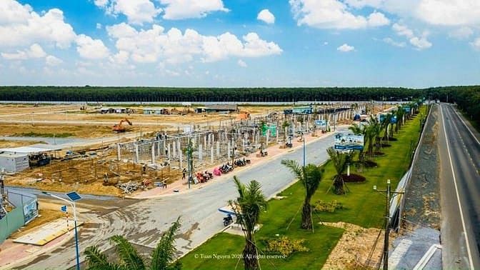 Hình ảnh Nền đất 100m2 chỉ 620 triệu cách sân bay QT Long Thành 3km, đã có sổ.