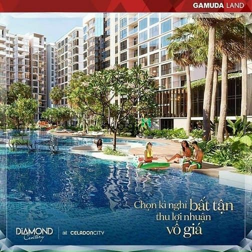 Hình ảnh Bán căn 2PN Diamond Centery, tầng 8, chiết khấu 400tr