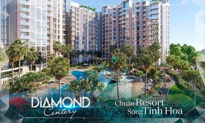 Hình ảnh Bán căn 2PN Diamond Centery, tầng 8, chiết khấu 400tr