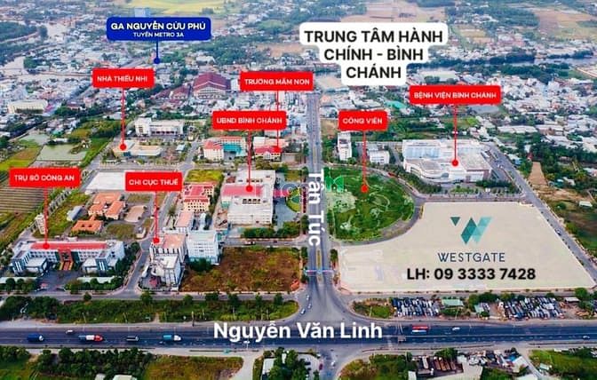 Hình ảnh West Gate đã có GPXD - TT 860tr sở hữu căn 2pn 2wc => 69m2