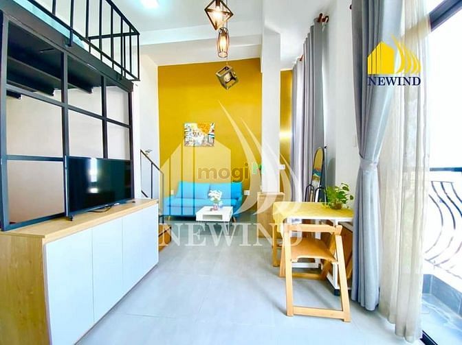 Hình ảnh Cho Thuê Căn Hộ Ban Công 35M2, Khuông Việt, Đầy Đủ Nội Thất