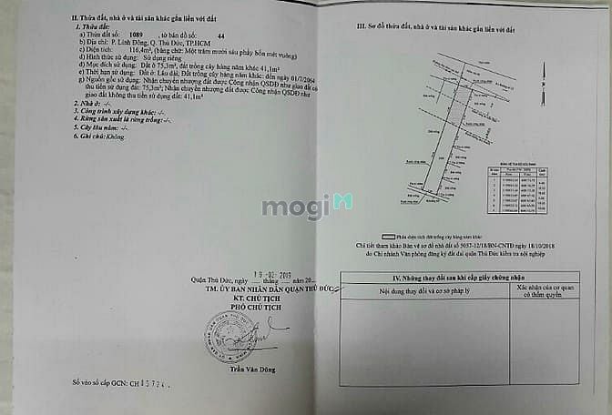 Hình ảnh ĐẤT ĐẸP! Lô đất 120m2 đường 7m thông thổ cư 75m2, kdc đồng bộ giá 5ty3