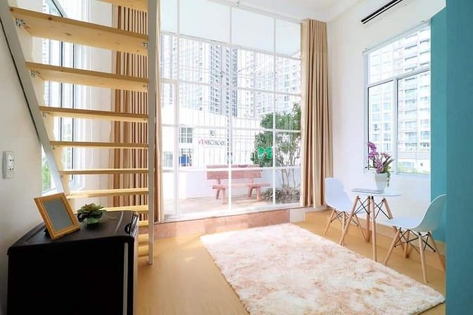 Hình ảnh Duplex, 35m2, full nội thất, Nguyễn Hữu Cảnh, Bình Thạnh. ban công