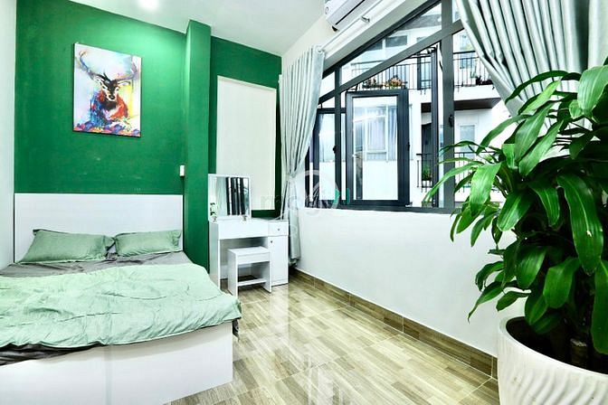 Hình ảnh Căn Hộ 2PN 1PK Full Nội thất gần vòng xoay Lăng Cha Cả