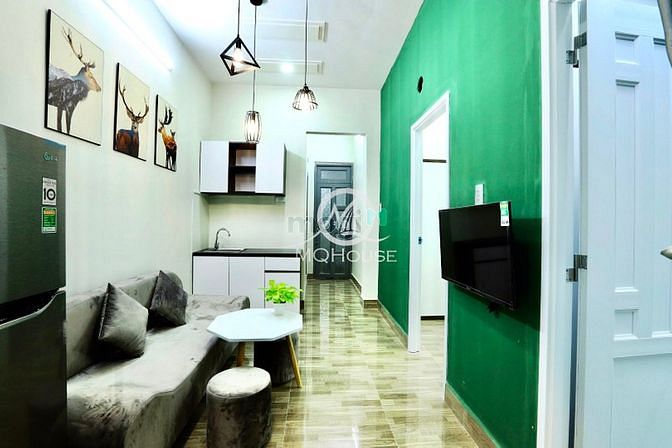 Hình ảnh Căn Hộ 2PN 1PK Full Nội thất gần vòng xoay Lăng Cha Cả