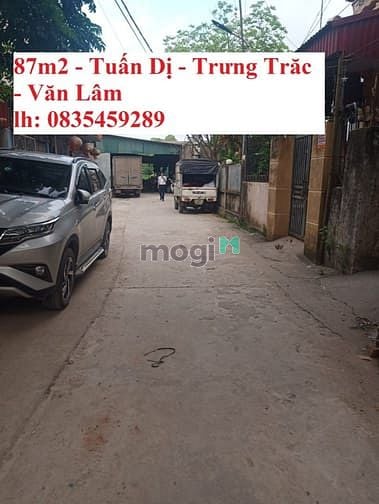 Hình ảnh Chính chủ cần bán 87m2 đất thổ cư giá ưu đãi: Trưng Trắc, Văn Lâm, HY