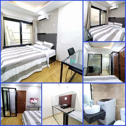 Hình ảnh Phòng cho thuê cao cấp full nội thất, bếp rộng rãi, ban công tháng mát
