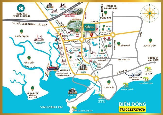 Hình ảnh Đất nền đại lộ Võ Văn Kiệt thị xã phú mỹ brvt shr