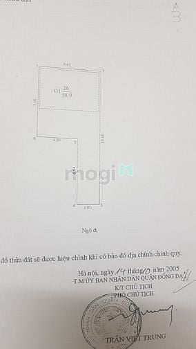 Hình ảnh Bán đất mặt ngõ Trường Chinh, 59m2, kinh doanh, 4,7 tỷ