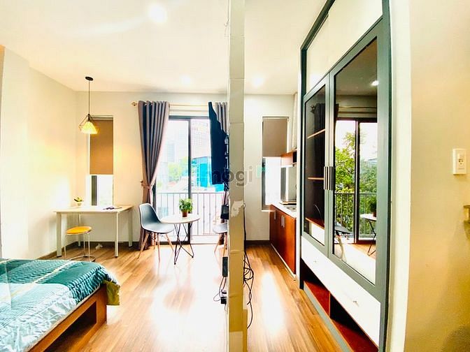 Hình ảnh Mb6623 nạp rút nhanh chóng Studio Banlcony, thiết kế độc lạ, full nội thất sát quận 1.