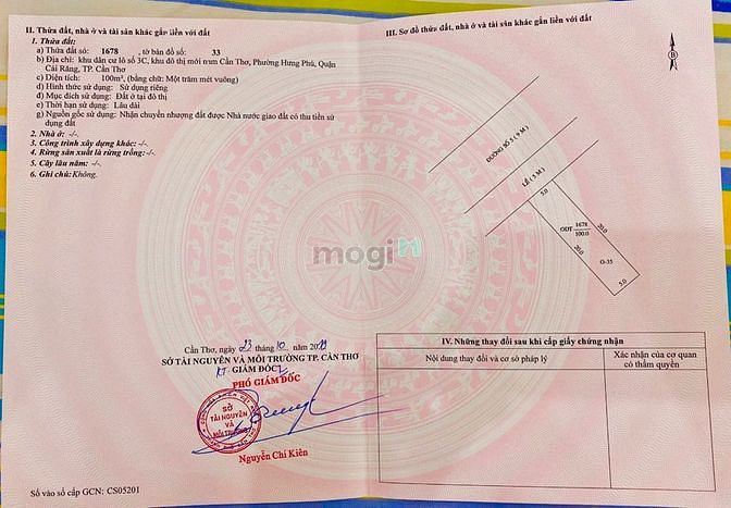 Hình ảnh Bán Nền Biệt Thự Đường Số 5 Kdc Miền Nam, P.Hưng Phú, Q.Cái Răng, TpCT