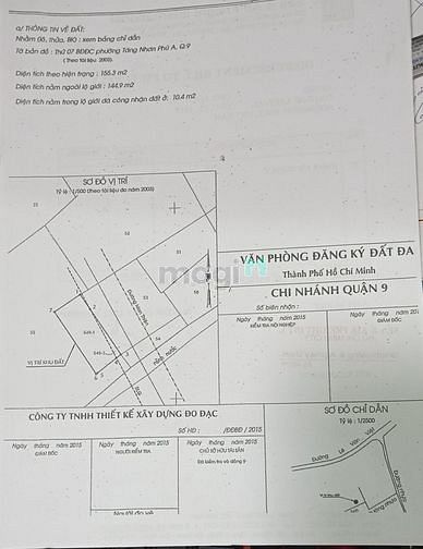 Hình ảnh Bán đất mặt tiền hẻm 72 Làng Tăng Phú , P. Tăng NHơn Phú A , Quận 9