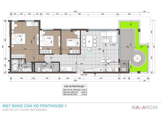 Hình ảnh Rổ hàng giá tốt nhất Conic Riverside Q.8. Chỉ 1,49 tỷ/căn 1PN+